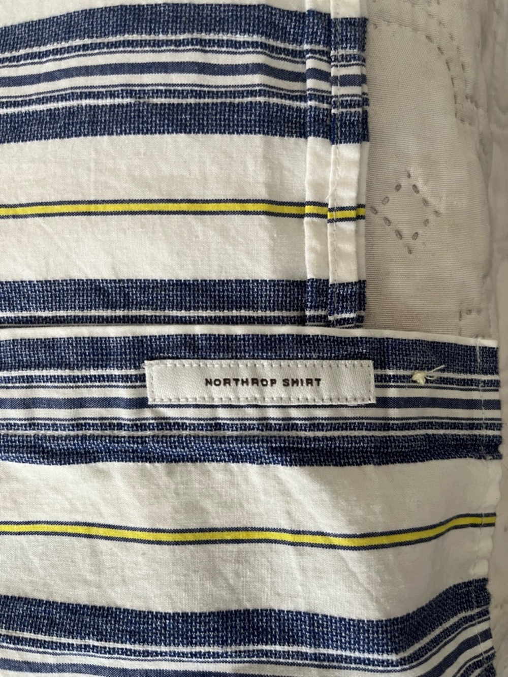 Goodfellow & Co. Striped Short Sleeve Shirt Size XL - Picture 6 of 9